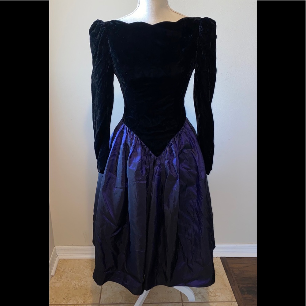 🎁 Vtg 80s Prom Dress